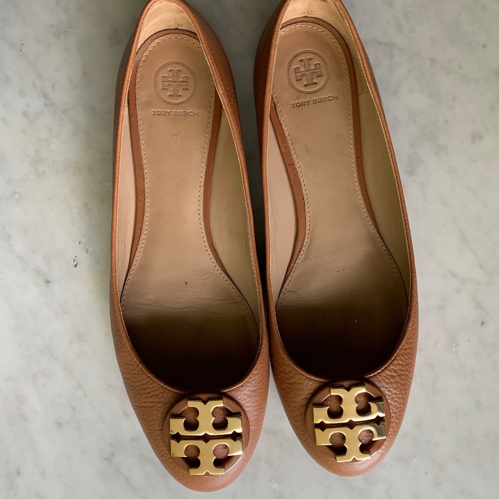 Tory Burch brown flats